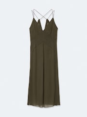 AllSaints Green Fawn Dress - Image 8 of 8