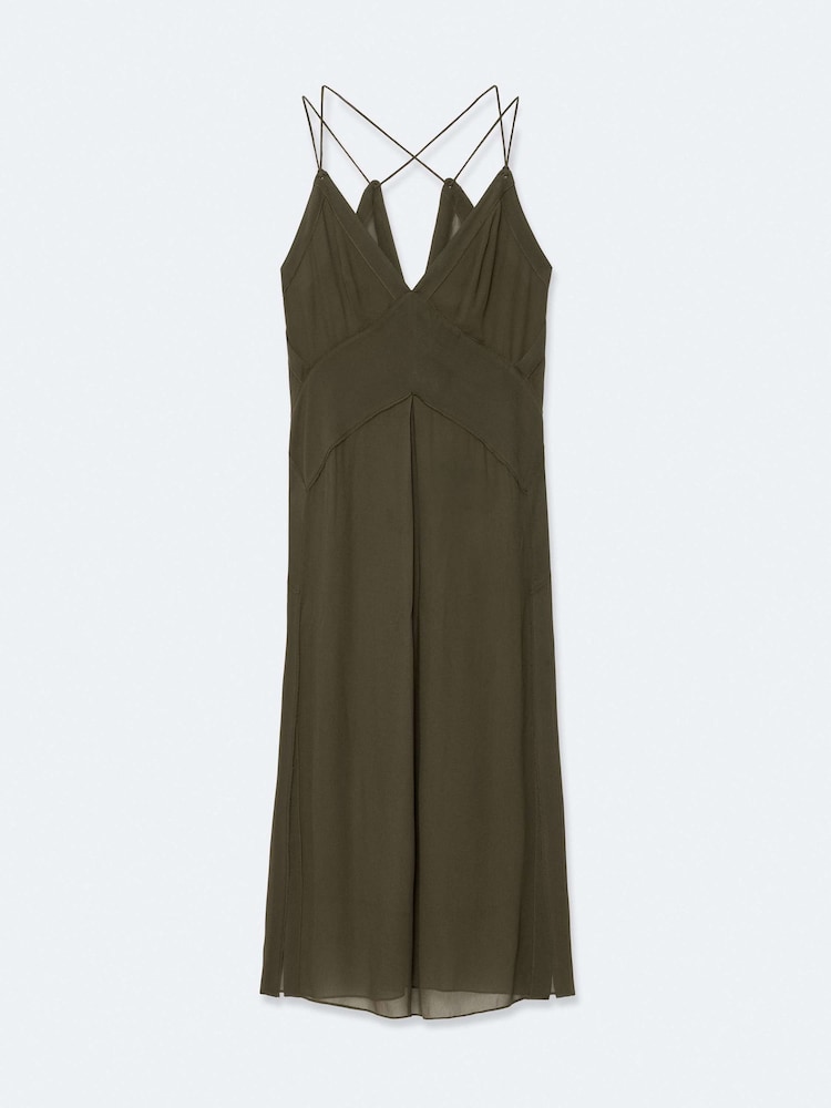 AllSaints Green Fawn Dress - Image 8 of 8 AllSaints Green Fawn Dress - Image 8 of 8