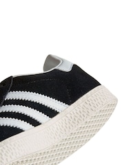 adidas original Black Kids Gazelle Trainers - Image 11 of 11