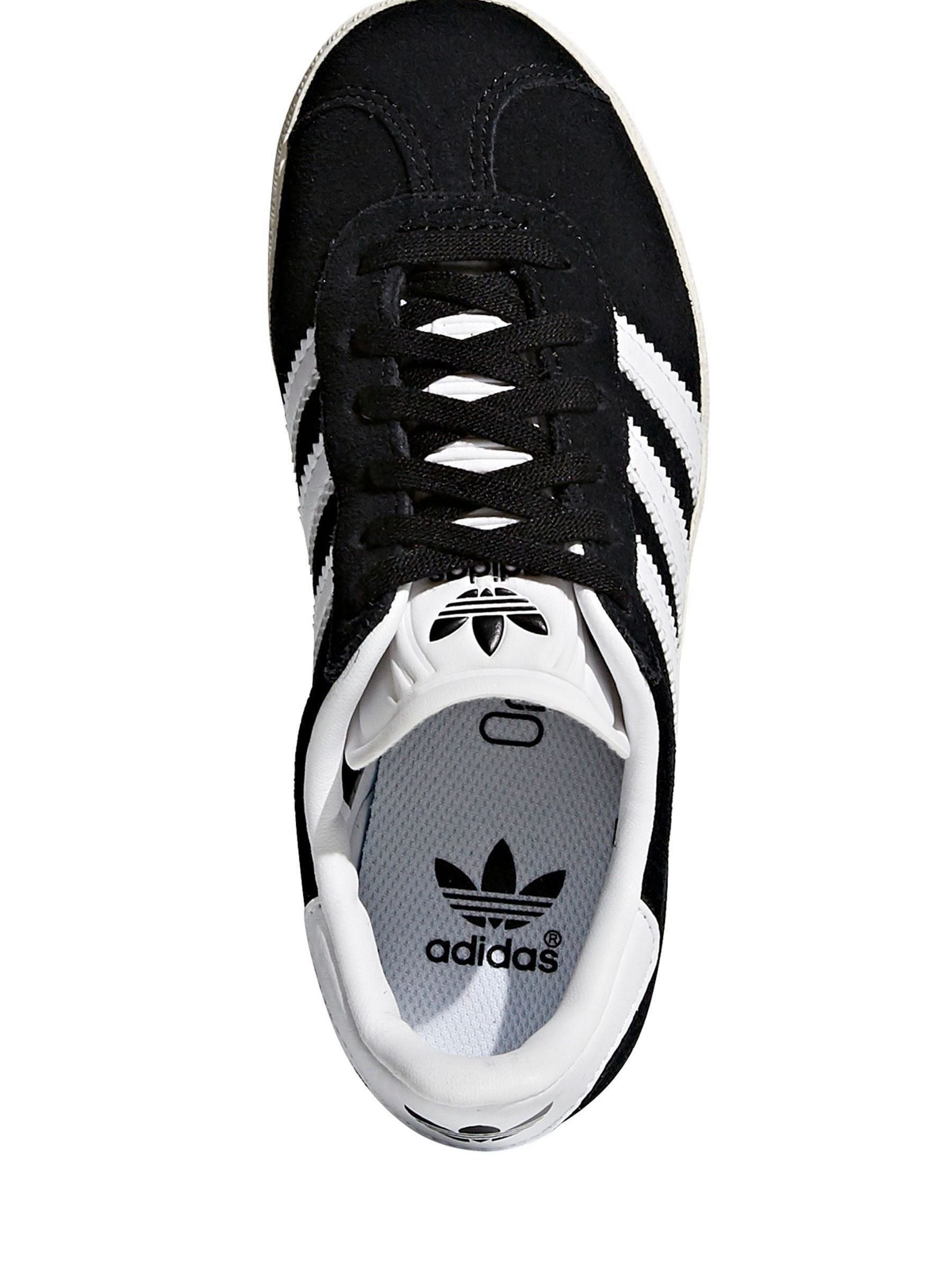Black adidas gazelle kids best sale