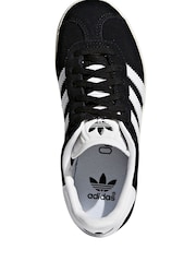 adidas original Black Kids Gazelle Trainers - Image 7 of 11