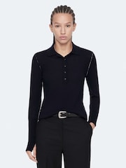 Μπλε - AllSaints Martel Polo Shirts - Εικόνα 1 από 8