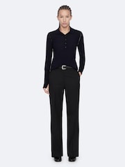 Μπλε - AllSaints Martel Polo Shirts - Εικόνα 3 από 8