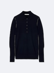 Μπλε - AllSaints Martel Polo Shirts - Εικόνα 8 από 8