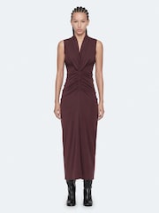 AllSaints Red Dariya Dress - Image 1 of 5