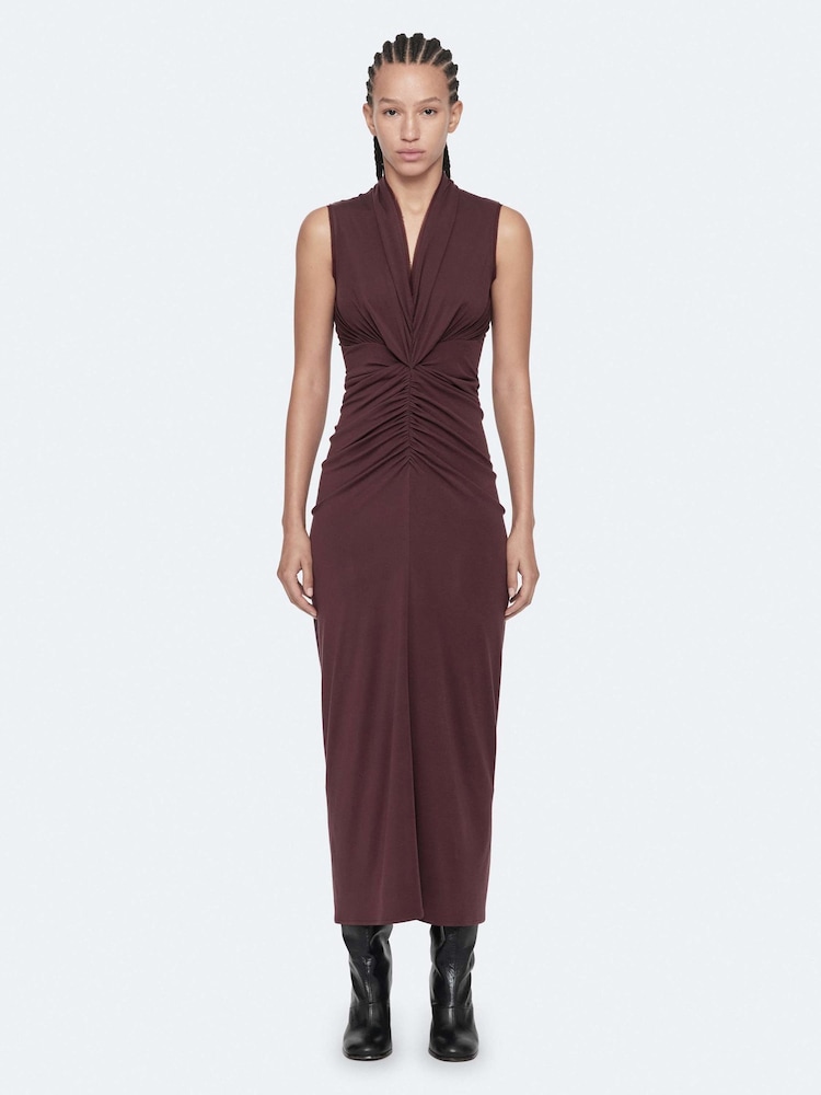 AllSaints Red Dariya Dress - Image 1 of 5 AllSaints Red Dariya Dress - Image 1 of 5