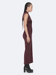 AllSaints Red Dariya Dress - Image 3 of 5