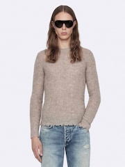 AllSaints Grey Parx Crew Neck Jumper - Image 1 of 8