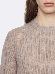 AllSaints Grey Parx Crew Neck Jumper - Image 4 of 8