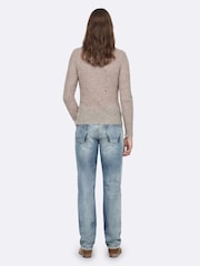 AllSaints Grey Parx Crew Neck Jumper - Image 5 of 8