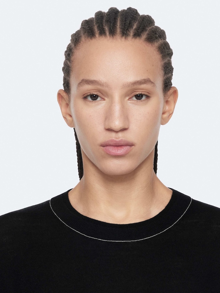 AllSaints Black Martel Jumper - Image 2 of 8