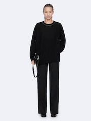 AllSaints Black Martel Jumper - Image 3 of 8
