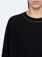 AllSaints Black Martel Jumper - Image 4 of 8