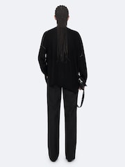 AllSaints Black Martel Jumper - Image 6 of 8