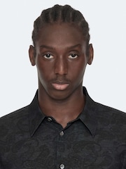 AllSaints Black Seraphim Long Sleeve Shirt - Image 2 of 8