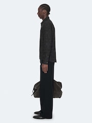 AllSaints Black Seraphim Long Sleeve Shirt - Image 7 of 8