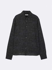 AllSaints Black Seraphim Long Sleeve Shirt - Image 8 of 8