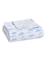 aden + anais White 100% Cotton Blanket - Image 1 of 6
