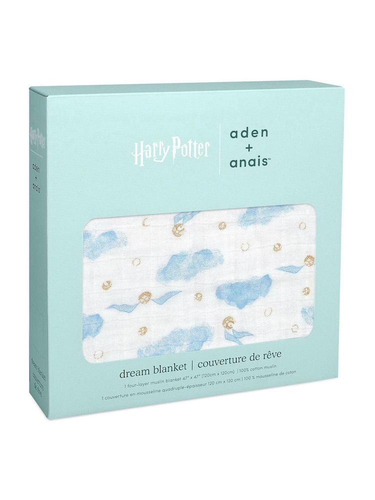 aden + anais White 100% Cotton Blanket - Image 2 of 6