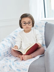 aden + anais White 100% Cotton Blanket - Image 6 of 6