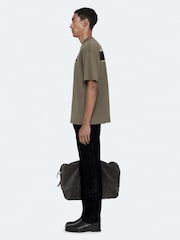 AllSaints Olive Green Redact Short Sleeve T-Shirt - Image 7 of 8
