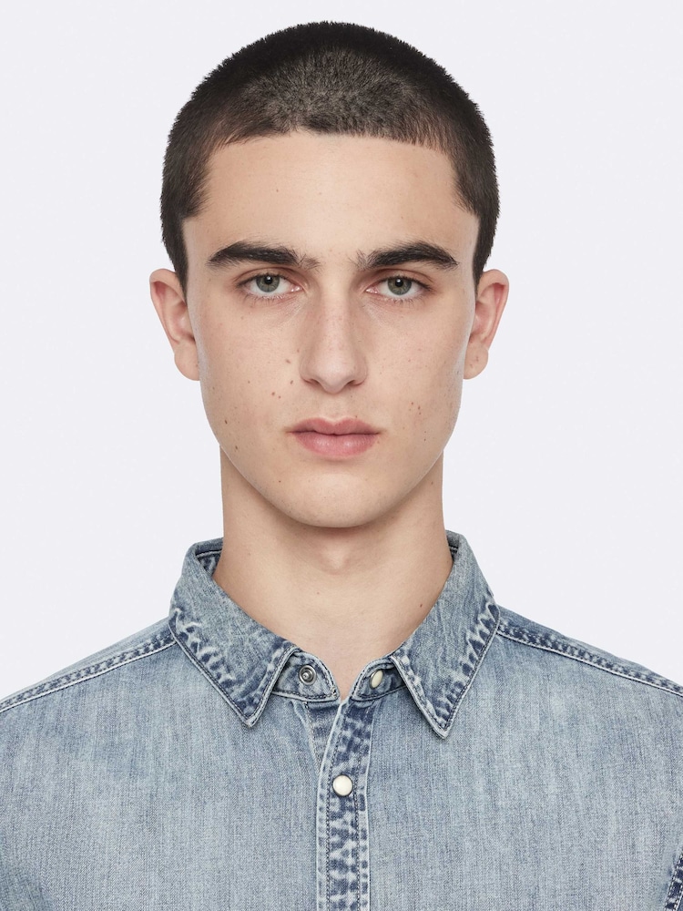 AllSaints Gleason Denim Shirt - Image 2 of 8