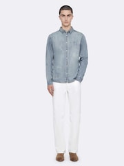 AllSaints Gleason Denim Shirt - Image 3 of 8