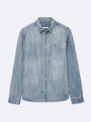 AllSaints Gleason Denim Shirt - Image 8 of 8