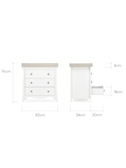 CuddleCo White Ash Clara Dresser Changer - Image 4 of 4