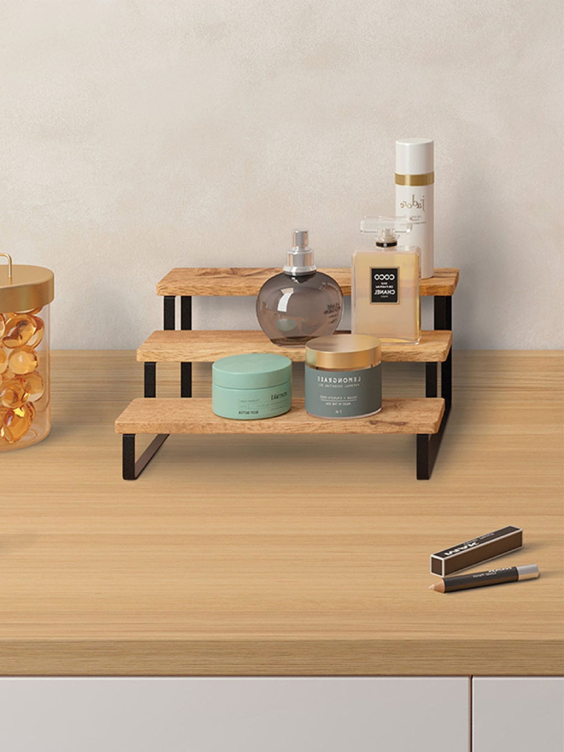 Freestanding Spice Rack with Adjustable Racks - Image 2