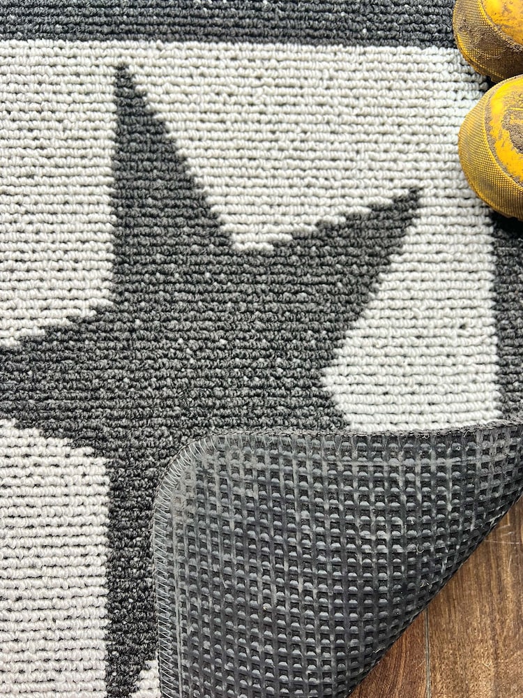 My Mat Charcoal Grey Utility Star Washable Non Slip Doormat - Image 5 of 5 My Mat Charcoal Grey Utility Star Washable Non Slip Doormat - Image 5 of 5