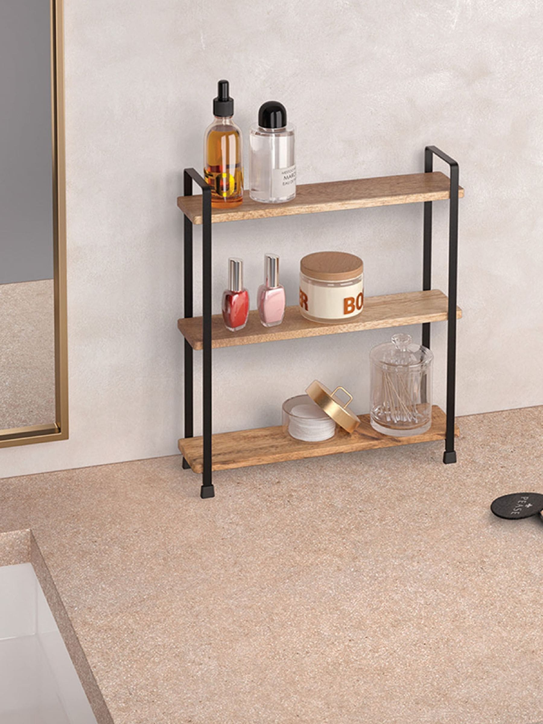 B&Q -  York Lava Line 3-Tier Spice Shelf Rack - Image 3