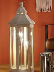 Pacific White Adaline Lantern Floor Lamp - Image 1 of 1