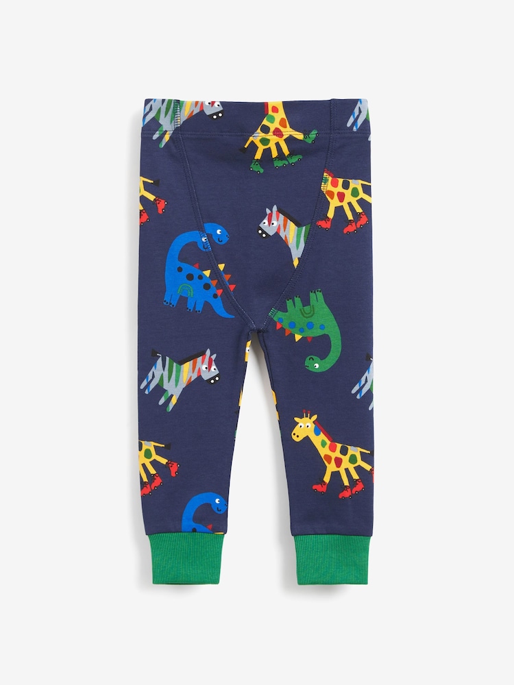 Bleu/vert/jaune imprimé animaux - Pyjama Snuggle 3 Pack (9mths-8yrs) - Image 16 of 18