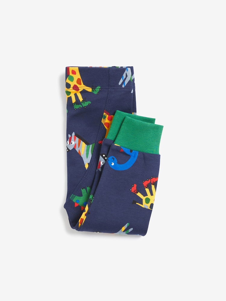 Bleu/vert/jaune imprimé animaux - Pyjama Snuggle 3 Pack (9mths-8yrs) - Image 17 of 18