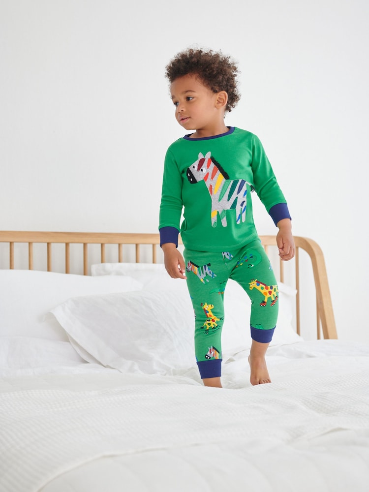 Modra/zelena/rumena z živalskimi motivi - Pižama Snuggle 3 Pack (9mths-8yrs) - Slika 2 iz 18 Modra/zelena/rumena z živalskimi motivi - Pižama Snuggle 3 Pack (9mths-8yrs) - Slika 2 iz 18