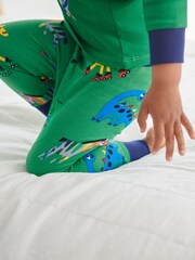 Синий/зеленый/желтый с животными - Упаковка пижам Snuggle 3 ( 9 мес. - 8 лет) - Image 6 of 18