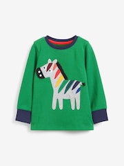 Синий/зеленый/желтый с животными - Упаковка пижам Snuggle 3 ( 9 мес. - 8 лет) - Image 7 of 18