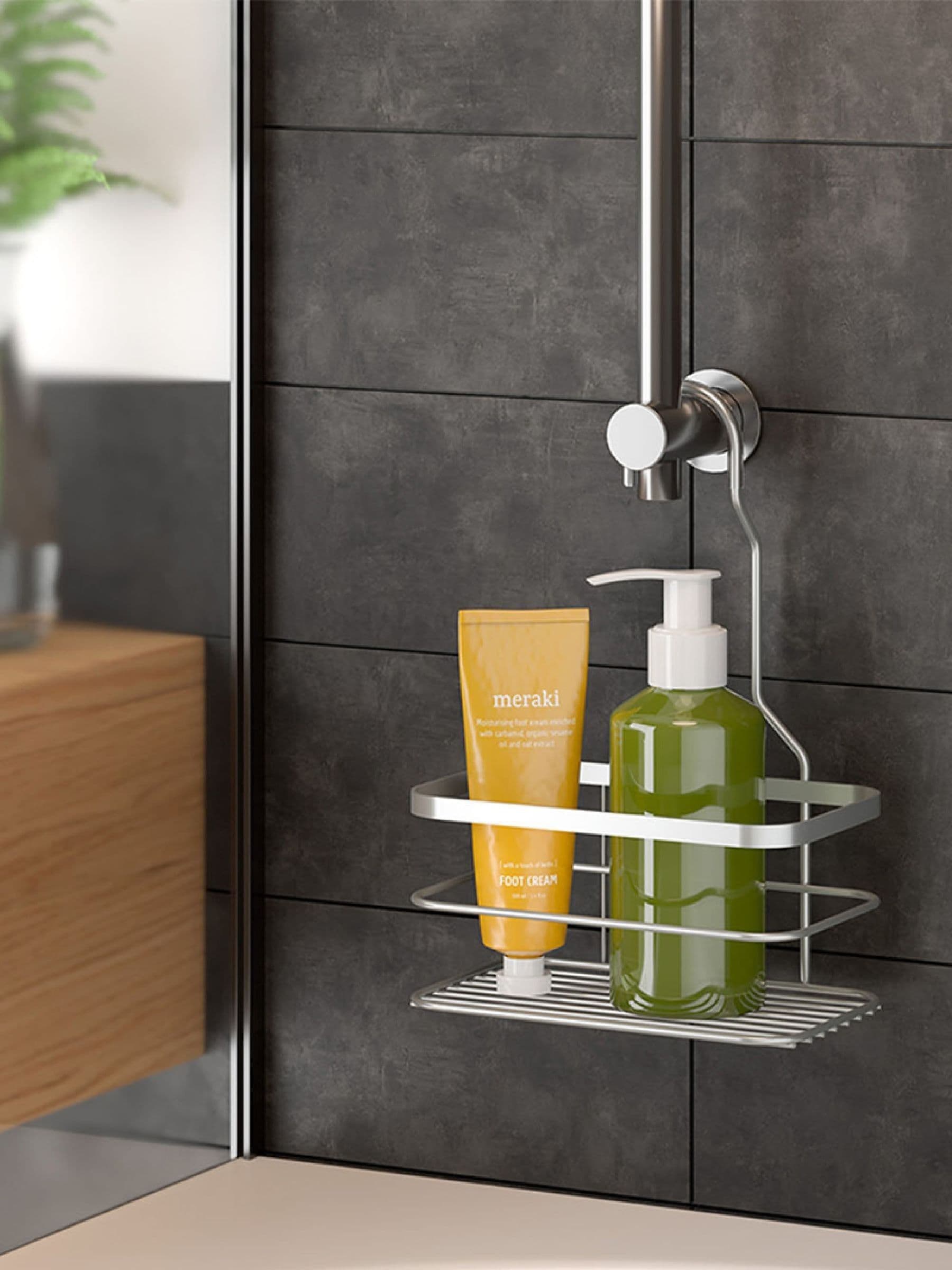 B&Q - Origin Luxy Shower Rail Hanging Storage Caddy - Image 2