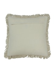 furn. Natural Beige Sienna Twill Woven Polyester Filled Cushion - Image 2 of 3