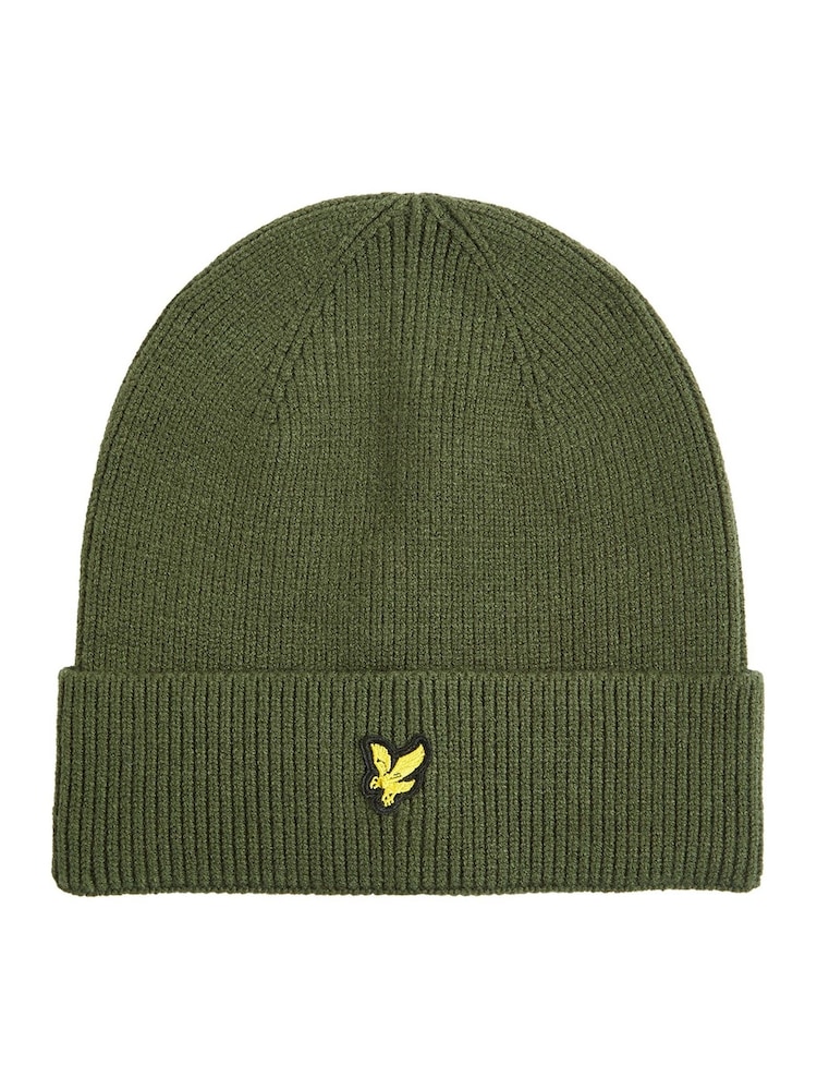 Lyle & Scott Green Beanie - Image 1 of 3 Lyle & Scott Green Beanie - Image 1 of 3
