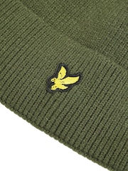 Lyle & Scott Green Beanie - Image 3 of 3