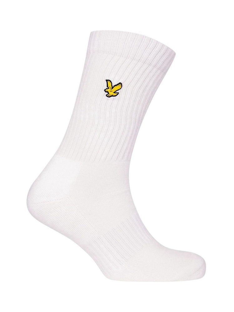 White Lyle & Scott Sport Socks 3 Pack - Image 2 of 2