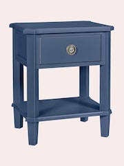 Laura Ashley Dusky Seaspray Henshaw 1 Drawer Side Table - Image 3 of 5