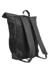 Lyle & Scott Black Weather Resistant Roll Top Bag - Image 2 of 3