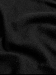Lyle & Scott Black Plain Lambswool Scarf - Image 2 of 2