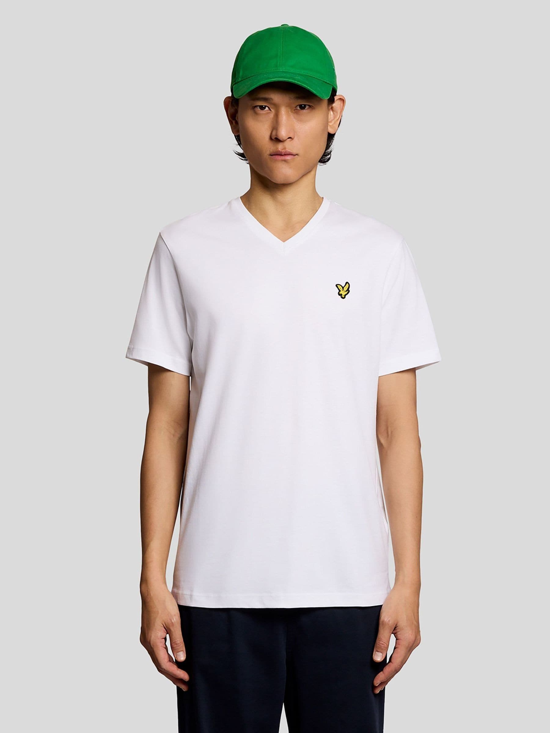 Lyle and Scott Mens T-Shirt XXL Cotton V-Neck - Image 3