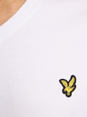 Lyle & Scott White V-Neck T-Shirt - Image 5 of 5