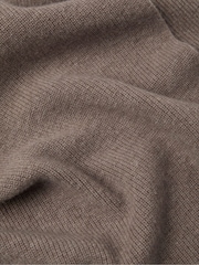 Lyle & Scott Nude Lambswool Ribbed Scarf - Image 2 of 2