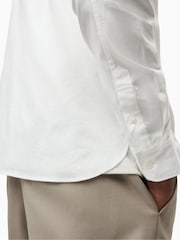 AllSaints White Hawthorne Long Sleeved Shirt - Image 5 of 6